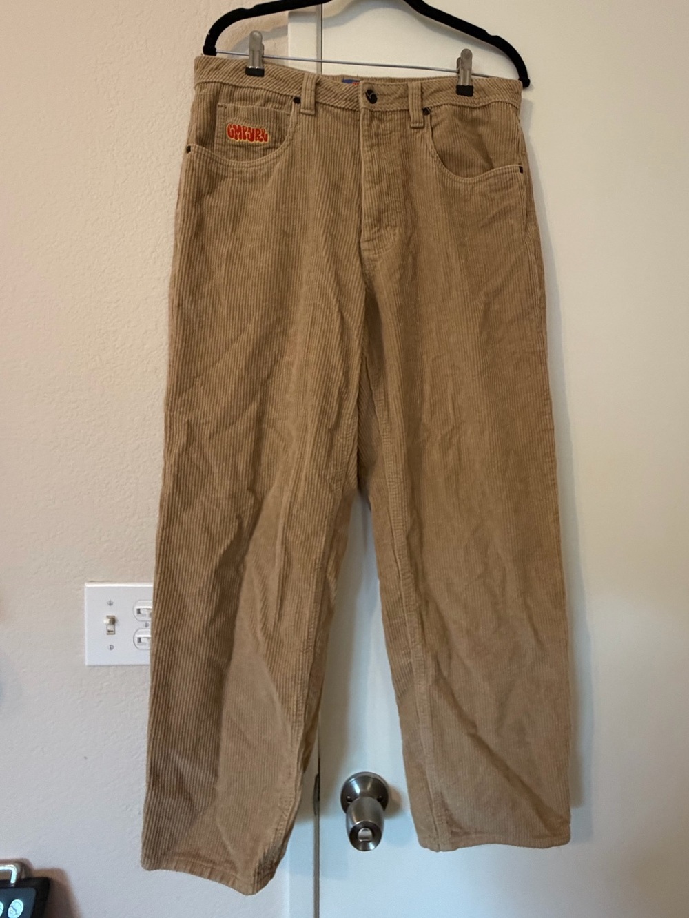 Empyre Men's Corduroy Pants in Tan - Casual Straight Fit